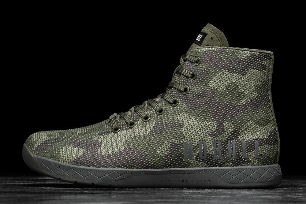 Baskets Montantes NOBULL Femme Camouflage - Chaussures NOBULL High-Top Superfabric,France (3084-HUOE